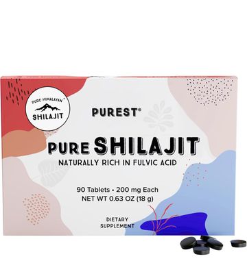 Pure Himalayan Shilajit Dry Drops (90 Tablets - 200mg Each) Maximum Potency Pure Shilajit for Men with 85 Trace Minerals Fulvic Acid for Metabolism, Energy Immune Support
