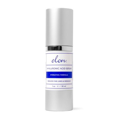 Elon Hyaluronic Acid Serum for Face Neck - Revitalizing Daily Facial Serum Vitamin C and Hyaluronic Acid, E Jojoba Oil - Promotes Deep Hydration Collagen Production - Suitable for all Skin Types