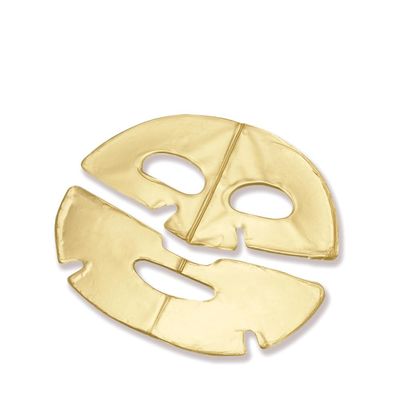 MZ SKIN Hydra-Lift Gold Face Mask, Niacinamide-Enhanced Hydrogel Treatment for Brightening Radiance, Restoring Firmness, With Gold Nano Particles, Hyaluronic Acid, Vitamin C Collagen, Pack of 1