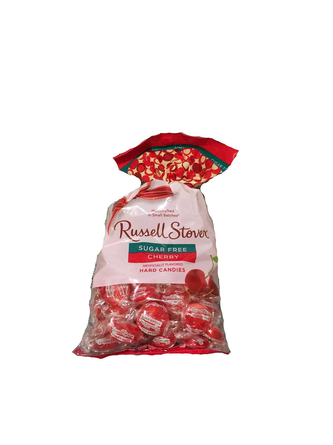 Russell Stover Sugar Free Cherry Hard Candies, 12 oz. Bag