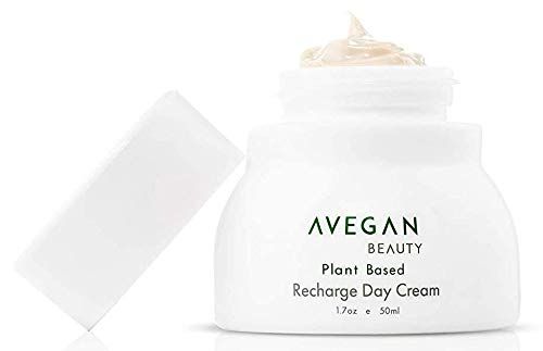 Ecco Bella Plant Based Recharge Day Cream Face Moisturizer - Vegan Skin Moisturizing Face Cream with FortiSomes Eco-Protection Blue Light Shield - Cruelty Free - Hydrating Formula - 1.7 oz