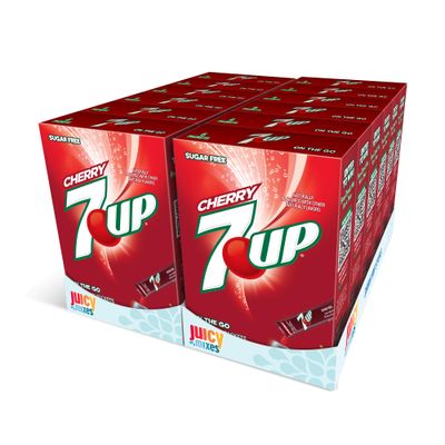 7-UP Powder Drink Mix - Sugar Free Delicious (Cherry, 72 Sticks)