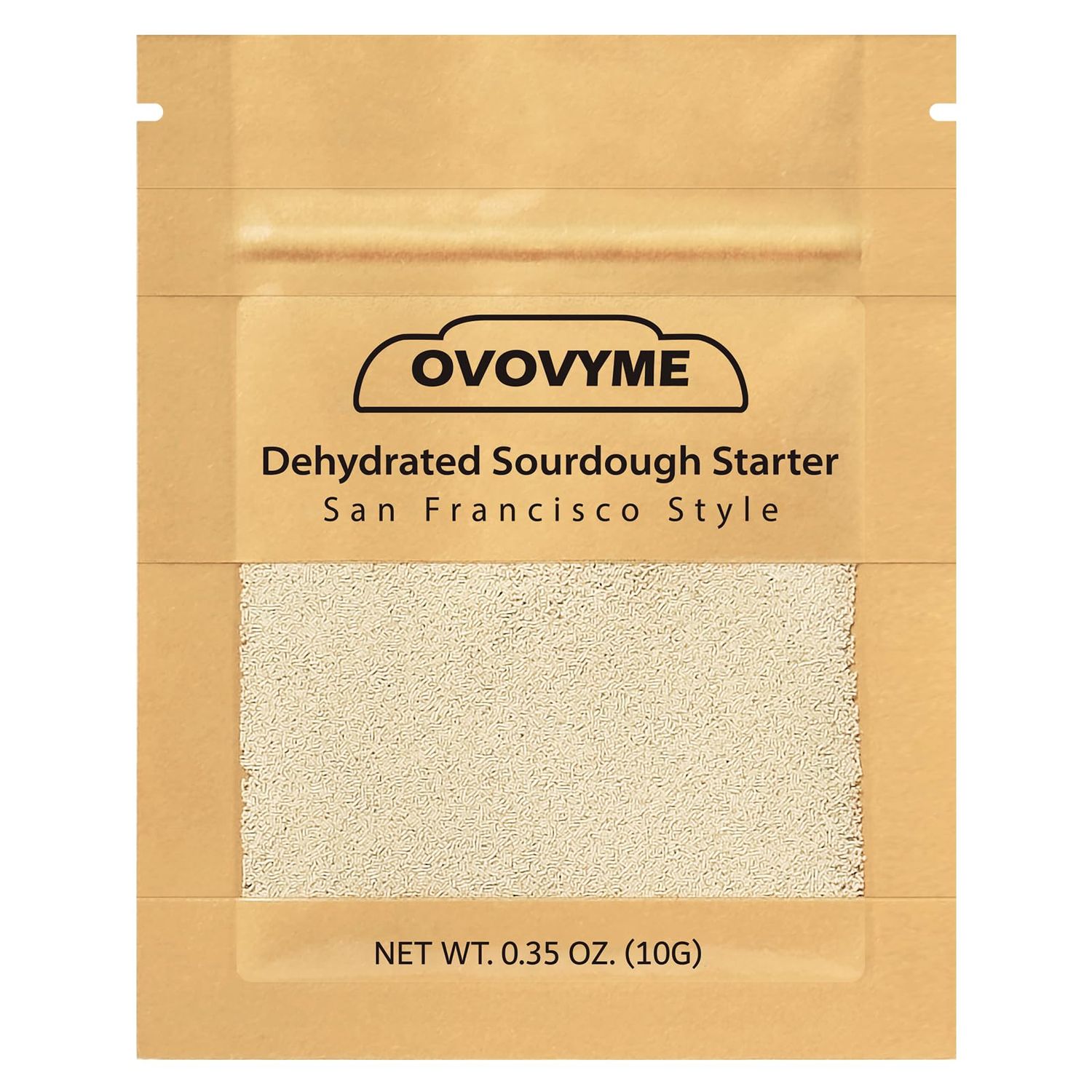 Dehydrated Sourdough Starter San Francisco Style, Fast Activation Sourdough Starter Culture, Sour Dough Starter Homemade Artisan Bread for Beginner (10G)