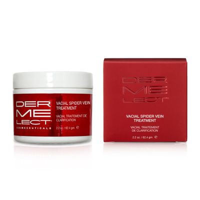 Dermelect Vacial Spider Vein Treatment for Body Face Anti Aging Cream with Vitamin K, Allantoin, Hyaluronic Acid, Arnica, Shea Butter for Spider Veins, Red Threads, Uneven Skintone 2.2 oz