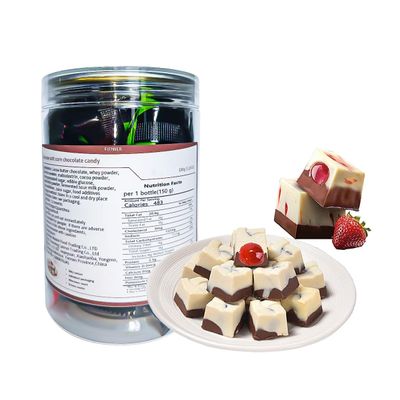 strawberry chocolate hearts Two tone soft core chocolate5.29oz150g,chocolates individually wrapped bulk