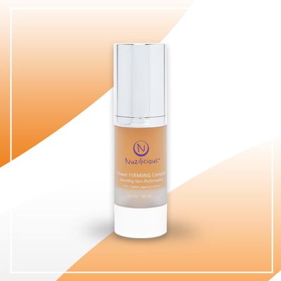 Nuzilicious Professional Grade Power Firming Complex - Best Firming Serum with Matrixyl Peptide for Enhanced Firmness Radiance, Vegan Cruelty-Free, (1 oz)