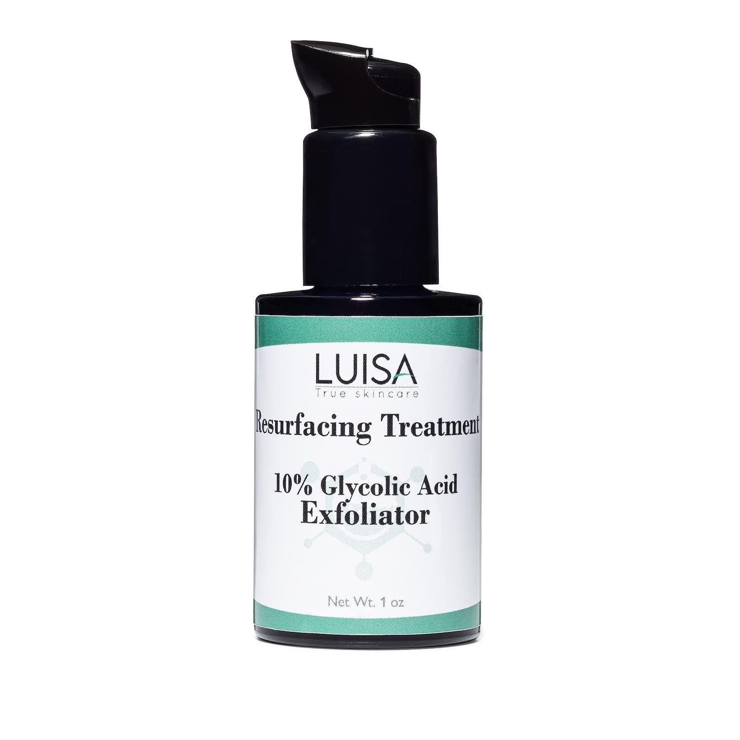 Luisa True Skincare Glycolic Acid Peel 10. Anti-aging Exfoliator Skincare Treatment For the Face.