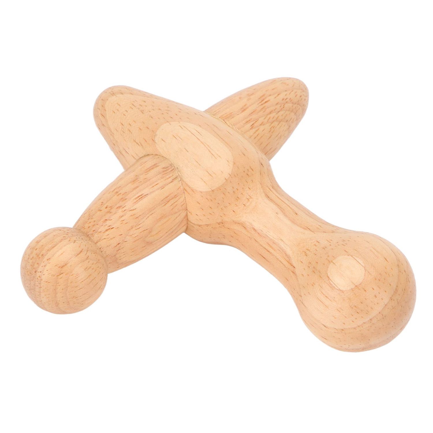 Point Massager, Tool Shaped Boost Metabolism Lymphatic Drainage Relaxes Muscles Wooden Massage Tool