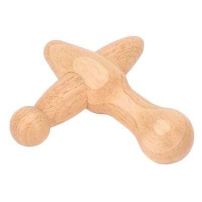 Point Massager, Tool Shaped Boost Metabolism Lymphatic Drainage Relaxes Muscles Wooden Massage Tool