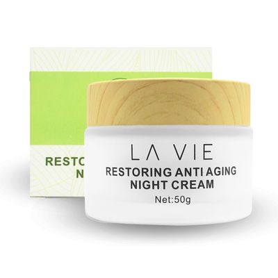 La Vie Anti-Aging Night Cream - Night Cream for Women Anti-Aging with Niacinamides, Hyaluronic Acid - Retinol Moisturizer Against Wrinkles - 1.7Fl Oz