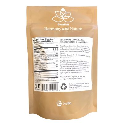 Oat Crackers - Gluten Free, Non-GMO, Plant Based