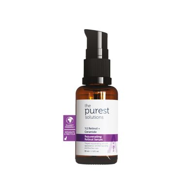 The Purest Solutions Vita-A Rejuvenating Retinol Serum (1 Retinol Ceramide) - Promote Skin Hydration - Reduce Wrinkles, Fine Lines and Signs of Aging - Vegan Cruelty Free (1 fl. oz)