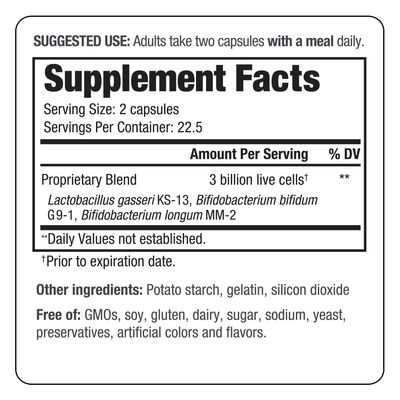 Kyo-Dophilus Daily Probiotic, Immune and Digestive Support, 45 capsules (Packaging may vary)