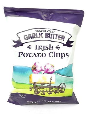 Single Bag Garlic Butter Irish Potato Chips 5.5oz by Trader Js