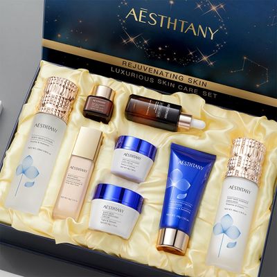 R RadiantRise Anti-Aging Skin Care Kit For Women Firming Skin Care Daily Routine 8-In-1 Skincare Sets Valentine's Day Gift