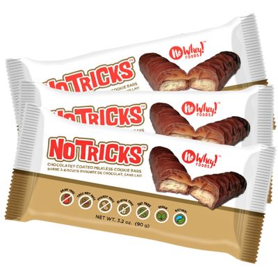 Gluten Free, Vegan, Nut Free &#39;&quot;No Tricks&quot; Caramel Cookie Bars (3 Pack) All Natural Allergy Friendly Dairy Free, Peanut Free, Nut Free, Soy Free, Sesame Free No Whey Foods