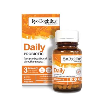 Kyo-Dophilus Daily Probiotic, Immune and Digestive Support, 45 capsules (Packaging may vary)