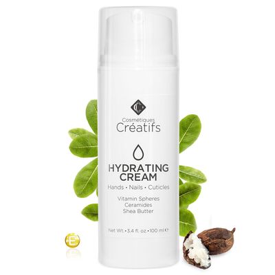 Cosm tiques Cr atifs Moisturizing Hand Cream for Dry, Cracked Hands, Nails and Cuticles - 3.4 fl. oz. - Anti-Aging Skin Moisturizer with Vitamin E, Shea Butter, and Ceramides