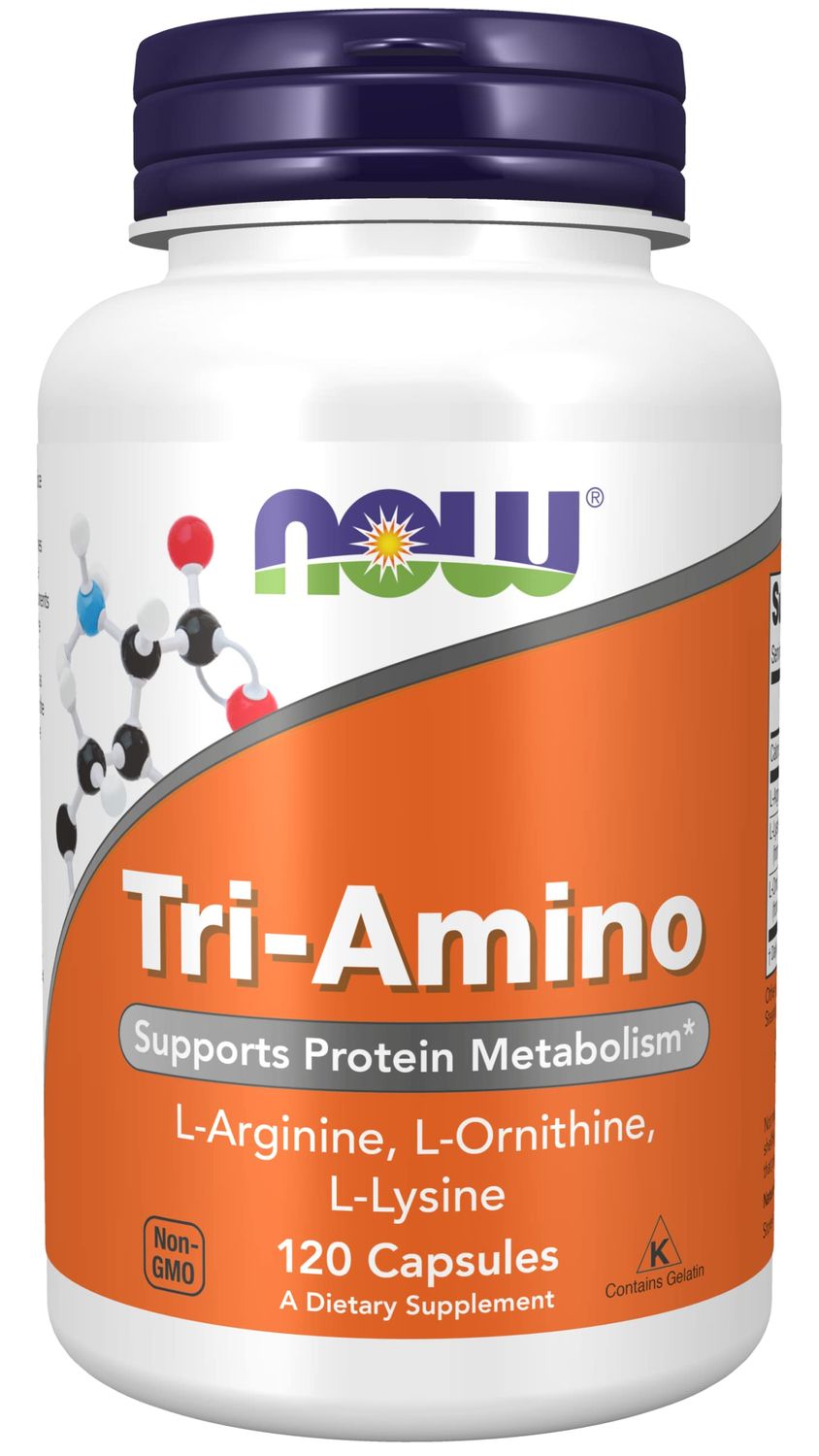 TRI-AMINO, 120 Caps by Now Foods (Pack of 2)
