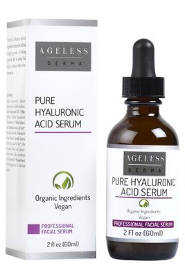 Ageless Derma Professional Pure Hyaluronic Acid Serum by Dr. Mostamand. 2 FL oz (60 ml)