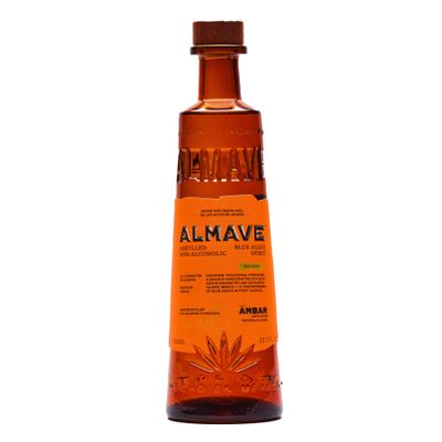 Almave Non-Alcoholic Blue Agave Spirit - The First Alcohol-Free Spirit Made with High Quality Blue Agave Grown in Jalisco, Mexico - Premium Tequila Alternative - Ambar