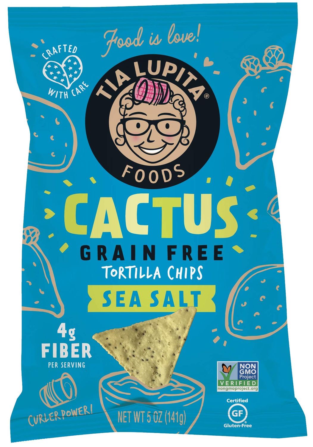 TIA LUPITA Cactus Cassava Totopos Chips, 5 OZ