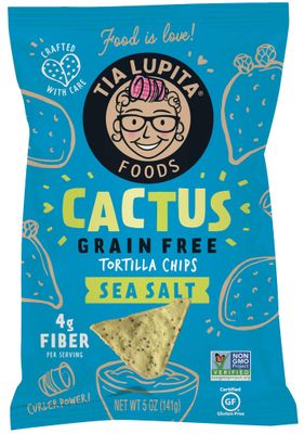 TIA LUPITA Cactus Cassava Totopos Chips, 5 OZ