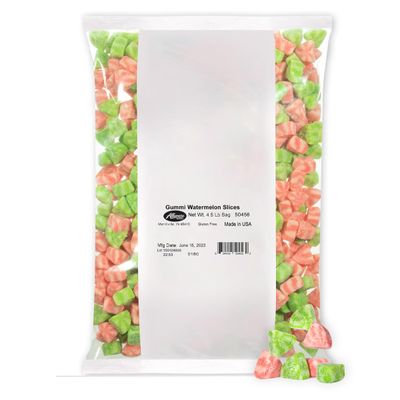 Albanese World&#39;s Best Gummi Watermelon Slices 4.5 lb Bag of Candy