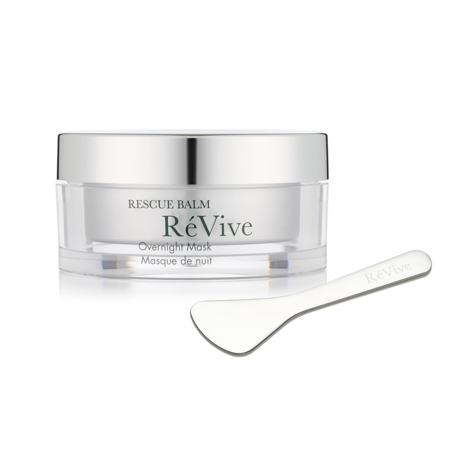 R Vive Rescue Balm Overnight Face Mask - Nourishing Facial Mask to Help Visibly Improve Signs of Stress Restore Skin Vitality - Made with Peptides, Shea Butter Aloe Vera to Soothe Skin (2.5 oz)