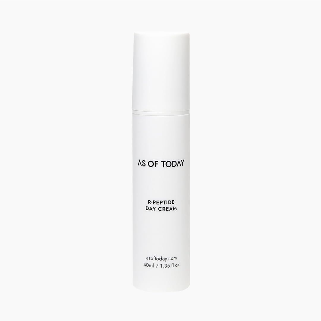 AS OF TODAY R-Peptide Day Cream 1.35 fl oz. 40ml - Reduce The Appearance of Wrinkles Fine Lines, Improving Skin Tone Hydration - Anti-Aging - Clean Beauty