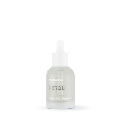 AROMATICA Organic Neroli Brightening Facial Oil 1.01oz 30ml, Vegan