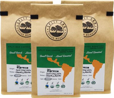 3 PACK Espresso Blend Coffee Whole Beans. Africa, Indonesia and South America best. Balanced mind blowing, Cherry and Earthy Notes, Dark Chocolate, Caramel, Creamy and Walnut taste.