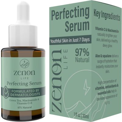 Zenon Life Perfecting Serum - Vitamin CE Face Serum - Niacinamide Serum for Face - Complete Facial Serums for Skin Care Essence