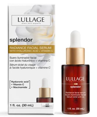 LULLAGE Splendor Radiance Hyaluronic Acid Vitamin C Serum for Face, Revitalizing Vitamin C Face Serum with Niacinamide to Replenish Firm the Skin, 1 Fl Oz Dropper Bottle