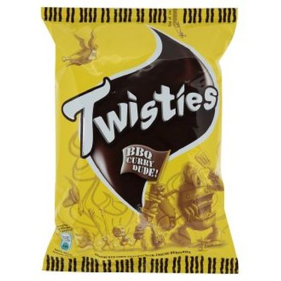 Twisties Corn Snacks Spiced BBQ Curry Flavour 3 Packs x 60g