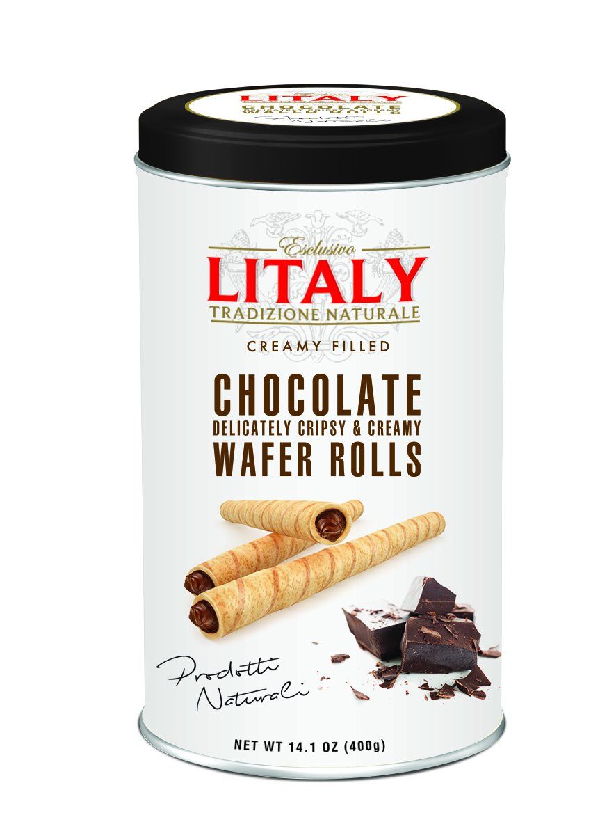Litaly Chocolate Wafer Rolls, 14.1 oz