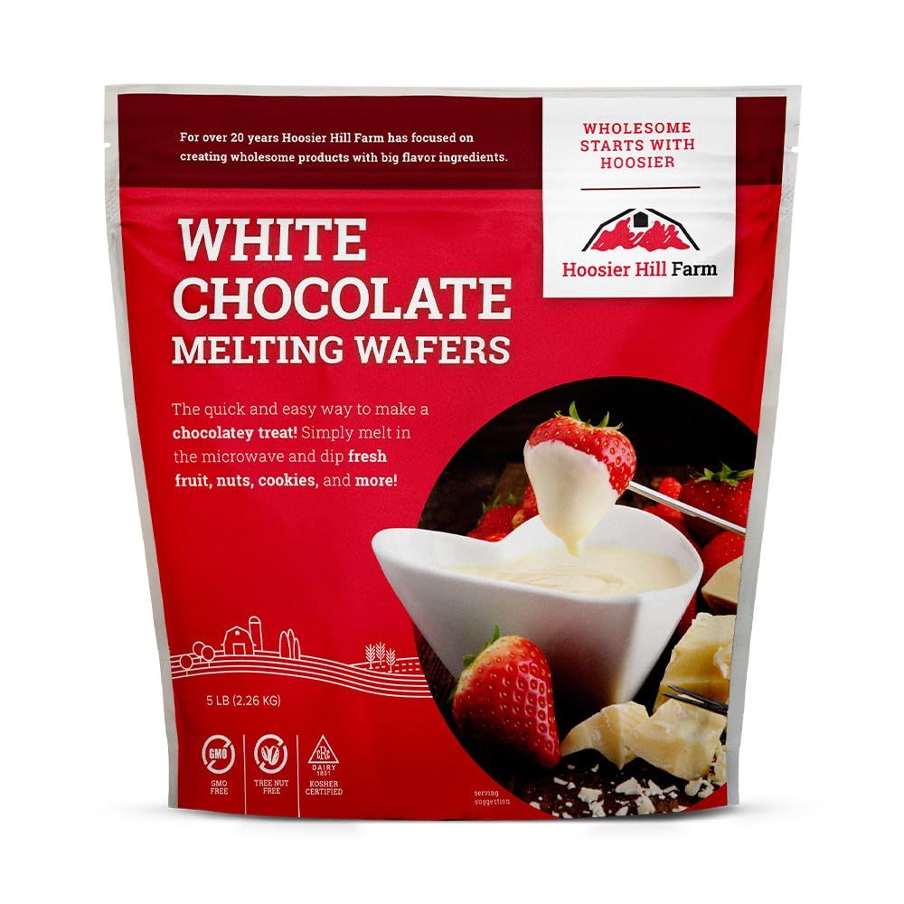 Hoosier Hill Farm White Melting Wafers, 5LB (Pack of 1)