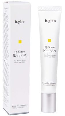b.glen QuSome RetinoA Retinol (Vitamin A) Retinoic Acid Tocopheryl (Vitamins A E) Squalane Organic Shea Butter Repair Wrinkles Firms Skin (15g0.53oz.)