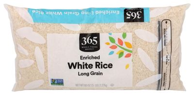 365 by Whole Foods Market, Enriched Long Grain White Rice, 80 Ounce