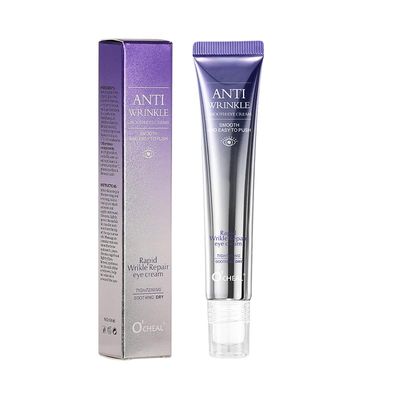 O&#39;CHEAL Rollerball Massager Moisturizing Eye Cream Anti Dark Circle Firming Eye Cream Serum Hyaluronic Acid Eye Skin Care