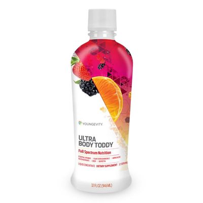 Youngevity Ultra Body Toddy - 100 Nutrient Mega Multi-Vitamin Mineral Supplement for Men and Women - Enhanced Absorption - Phytonutrients - Amino Acids - (32 Fl Oz)