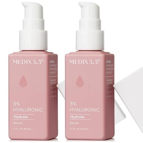 Medix 5.5 3 Concentrated Hyaluronic Acid Hydrating Gel Body Booster Dry Skin Moisturizer, Anti Aging Skin Care Booster For Restoring Skin Barrier, Wrinkles, Fine Lines, Pack of 2