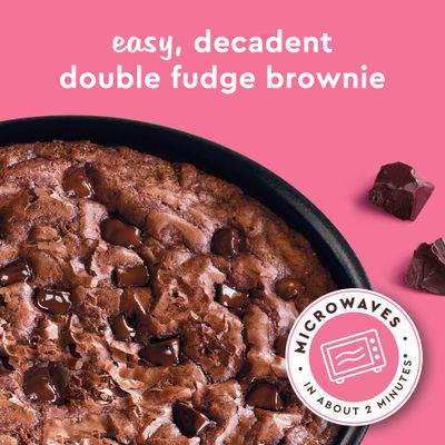 Duncan Hines Easy Brownie Kit Double Fudge Brownie Mix, 7.7 OZ