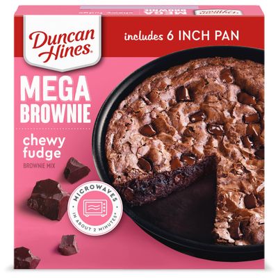 Duncan Hines Easy Brownie Kit Double Fudge Brownie Mix, 7.7 OZ