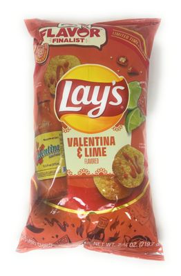Lay&#39;s Valentina Lime Flavored Potato Chips 7.75oz 1 bag