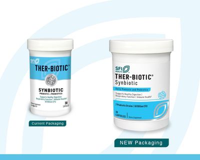 Klaire Labs SFI Health Ther-Biotic Synbiotic Prebiotics Probiotics for Women Men - Daily Probiotic with Low FODMAP Prebiotic - Gut, Immune, Respiratory Digestive Health Support (60 Capsules)