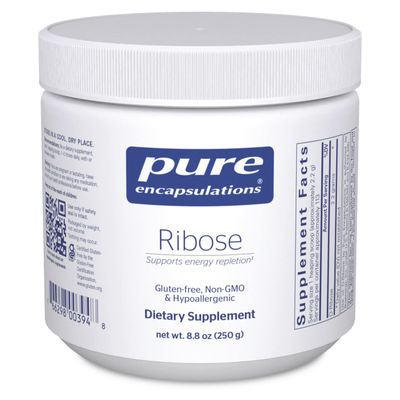 Pure Encapsulations Ribose Hypoallergenic Supplement with Rapid Energy Repletion for Intense Exercise 8.8 Ounces