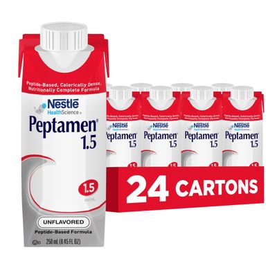 Peptamen 1.5, Unflavored, 8.45 Fl. Oz. (Pack of 24)