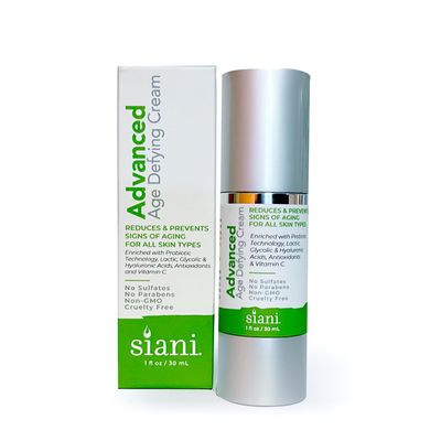 Advanced Age Defying Face and Neck Cream for Naturally Youthful Skin. Reduces and Prevents Signs of Aging. Enriched with Probiotics, Glycolic, Hyaluronic Acid Vitamin C