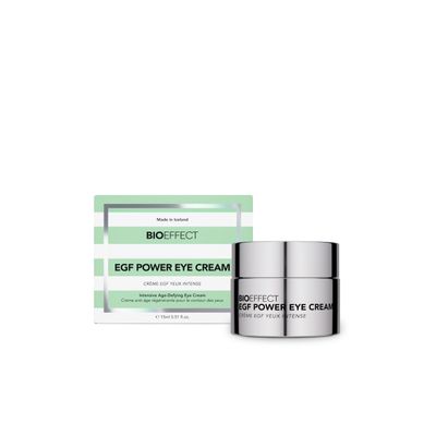 Bioeffect EGF Power Eye Cream with Barley Epidermal Growth Factor, Bakuchiol Niacinamide, Anti-Aging Under-Eye Moisturizer for Collagen, Wrinkles, Puffiness Dark Circles
